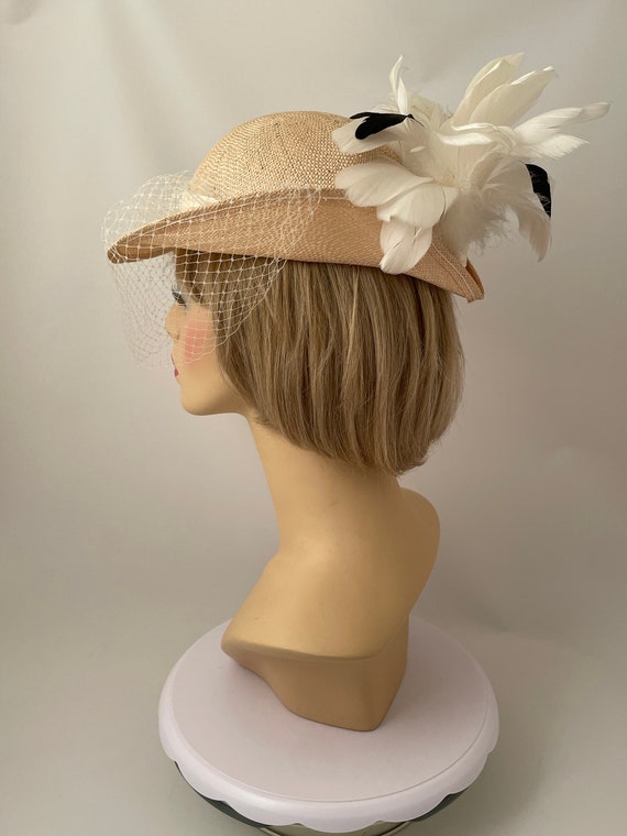 Ladies vintage hat, 1980s hat, Ladies 1980s hat, 1
