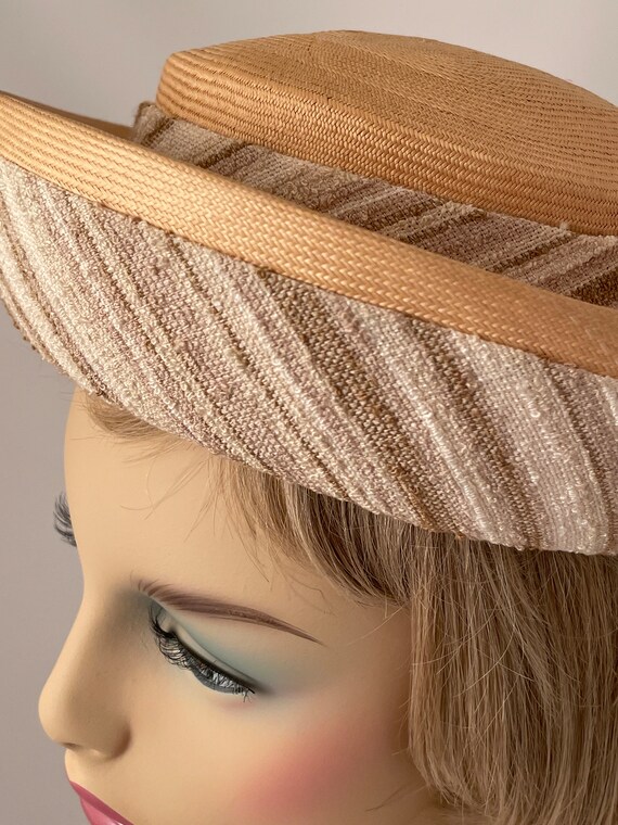 Ladies vintage hat, 1960s hat, 1960s summer hat, … - image 7