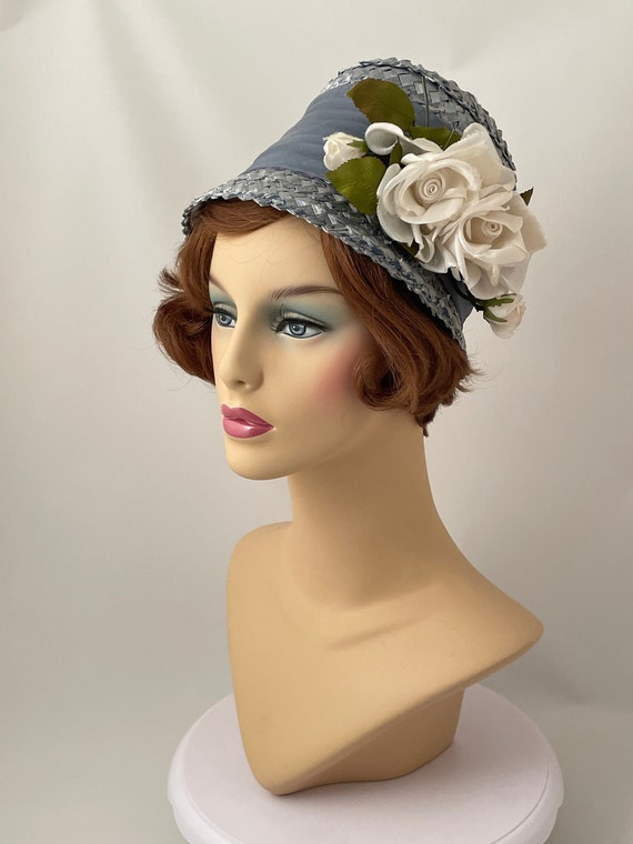 Ladies vintage hat, 1960s ladies hat, Easter hat,… - image 1