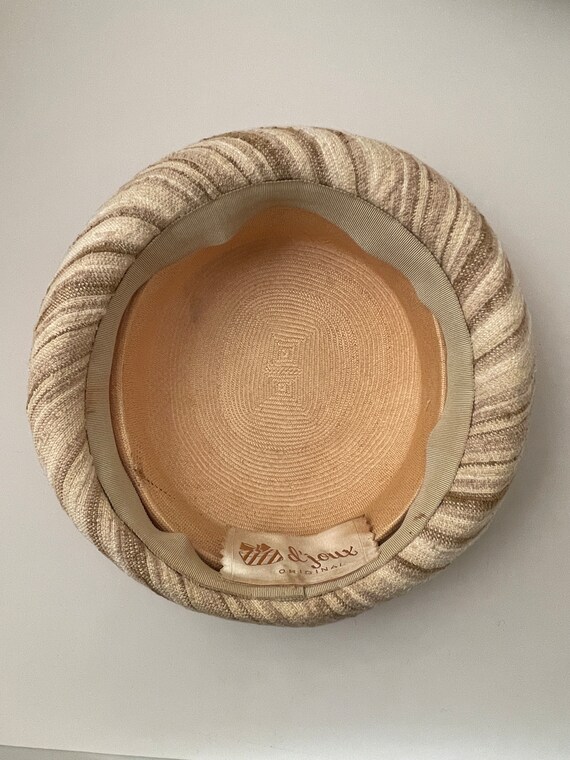 Ladies vintage hat, 1960s hat, 1960s summer hat, … - image 9