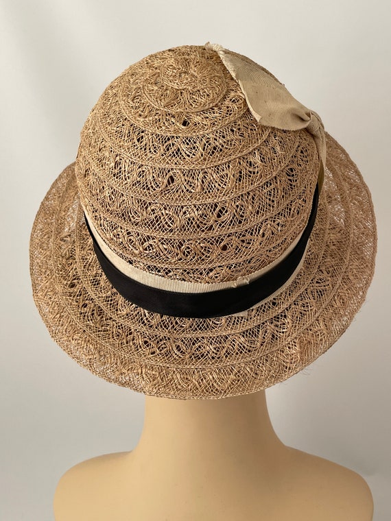 1920s vintage hat, 1920s ladies straw hat, 1920s … - image 4