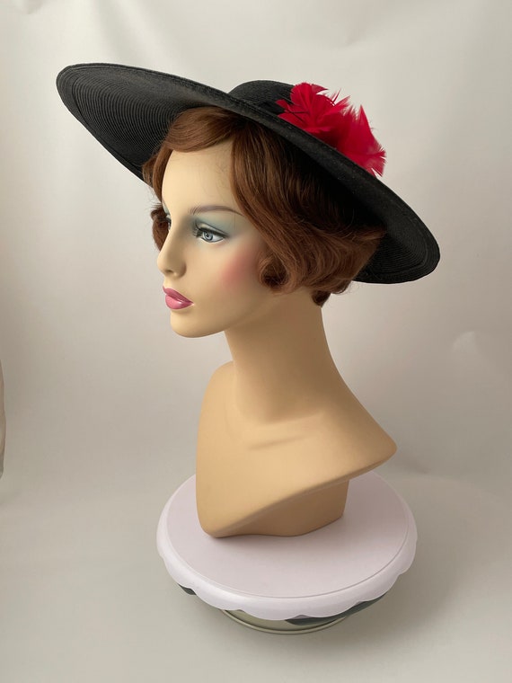 Ladies vintage hat, 1940s hat, ladies 1940s hat, 1