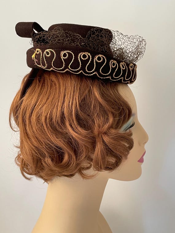 Ladies 1940s hat, Ladies vintage hat, 1940s hat, … - image 6