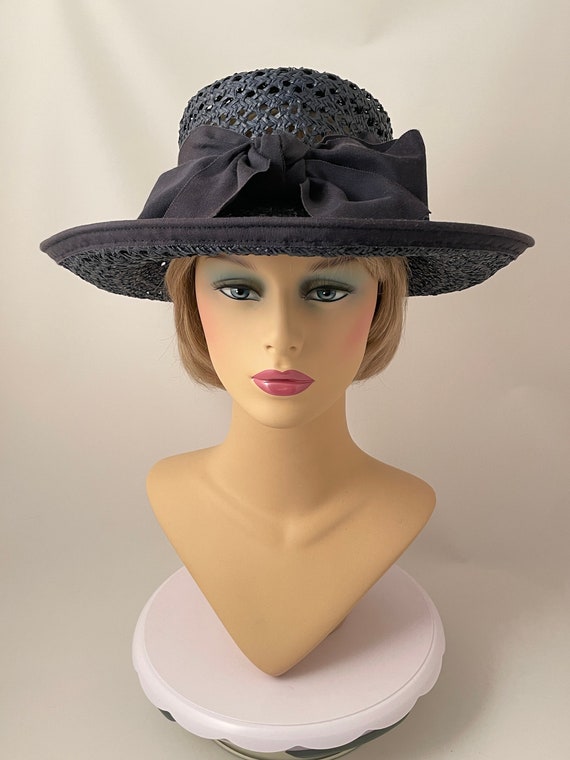 Ladies vintage hat, 1990s hat, Eric Javits hat, 1… - image 2
