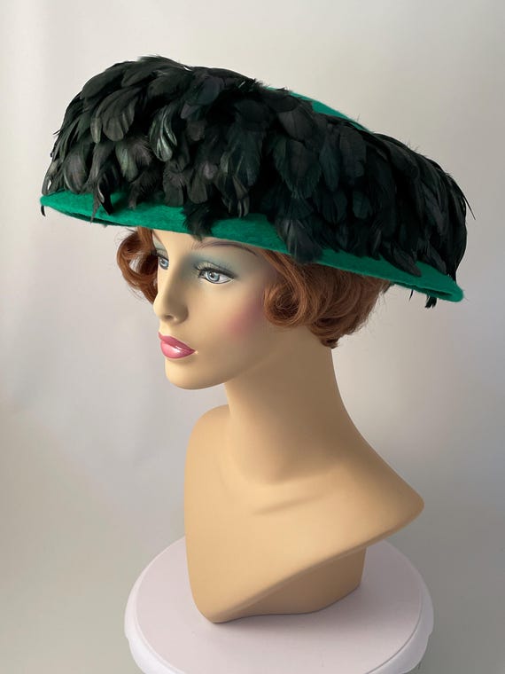 Ladies vintage hat, 1980s hat, 1980s vintage hat,… - image 3