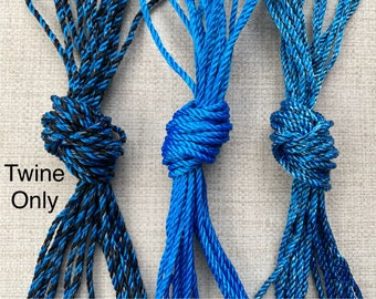 Rosary Twine (#36) / cord for making 1+ knotted rosaries (refill for DIY kits) with add-on crucifix option (marian blues)