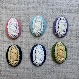 Made to order Our Lady of Guadalupe Magnet (25mm x 17mm): Catholic Fridge Art