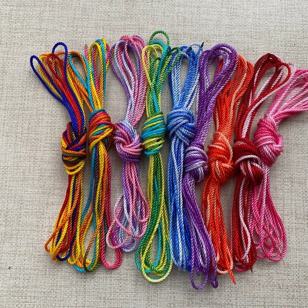 Set of Rosary Twine (#24) for making 3+ knotted rosaries (refill for DIY kits- perfect for making knotted rosaries with a knotted cross)