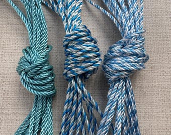 DIY Knotted Rosary Cord (#36): 18 ft Twisted Nylon with Crucifix Option