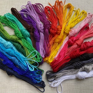 Rosary Twine Set of 3: #24 Nylon Cord for Knotted Rosaries