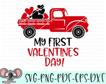 Download First Valentines Svg Etsy