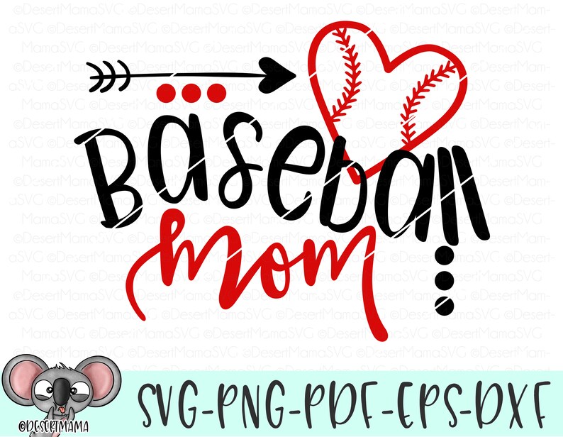 Download Baseball mom svg eps dxf png cricut cameo scan N cut | Etsy