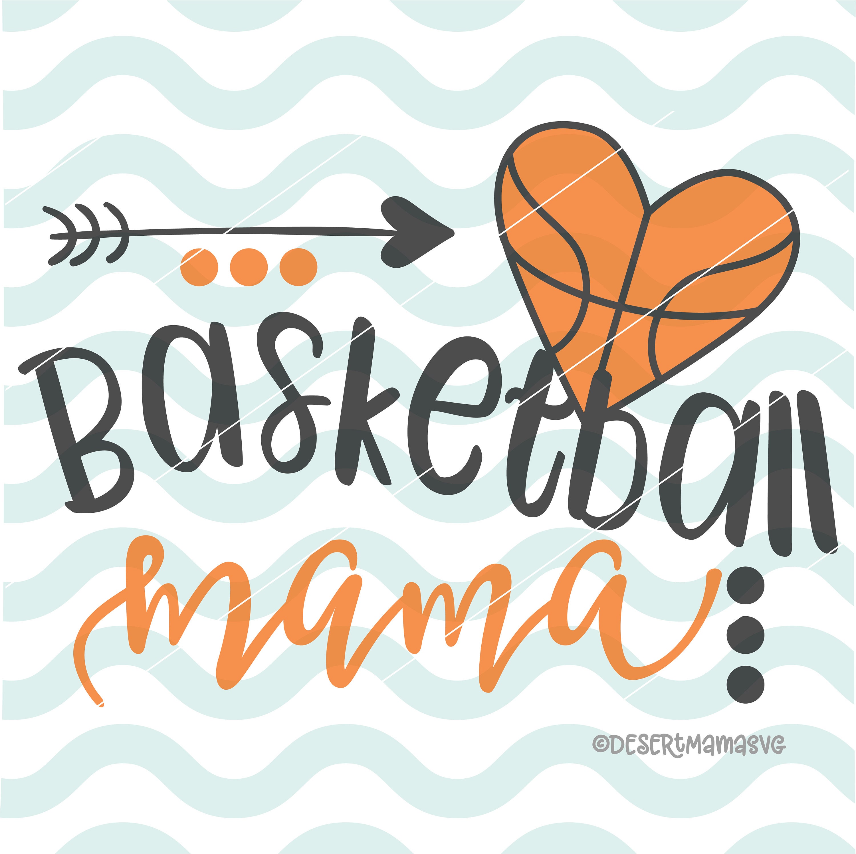 Download Basketball mama svg eps dxf png cricut cameo scan N cut | Etsy