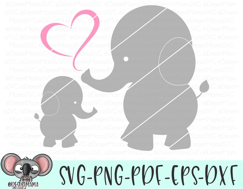 Free Free 115 Mom And Baby Elephant Svg SVG PNG EPS DXF File