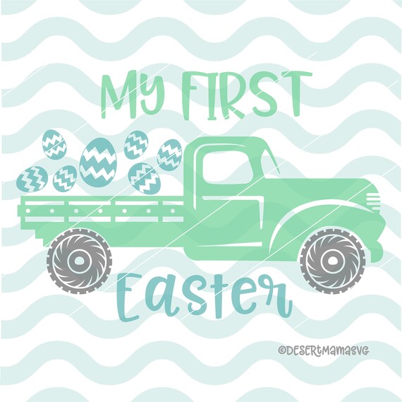 Download My first easter svg eps dxf png cricut or cameo scan N | Etsy