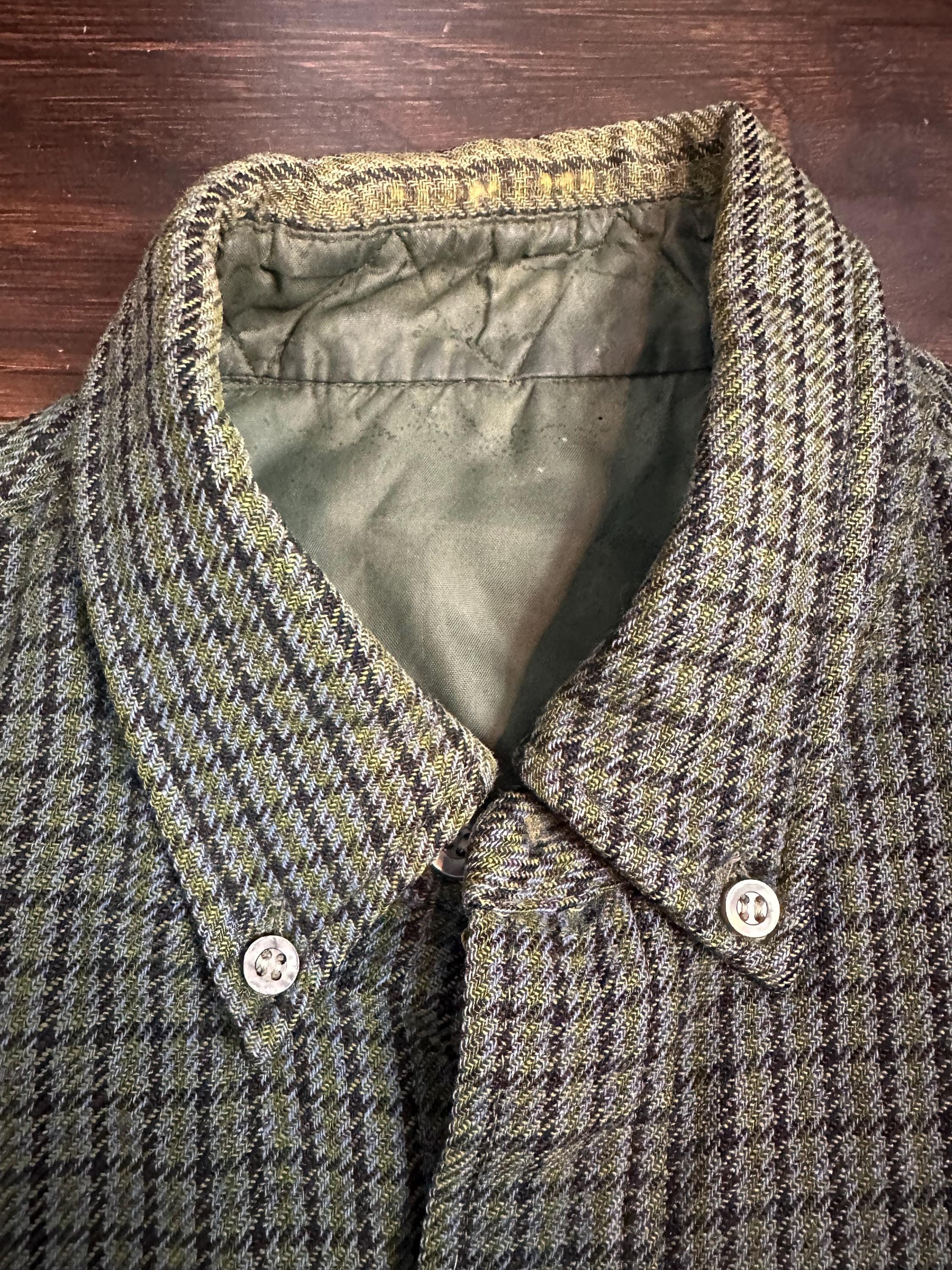 Chemise boutonnée verte à carreaux Sir Pendleton vintage - France