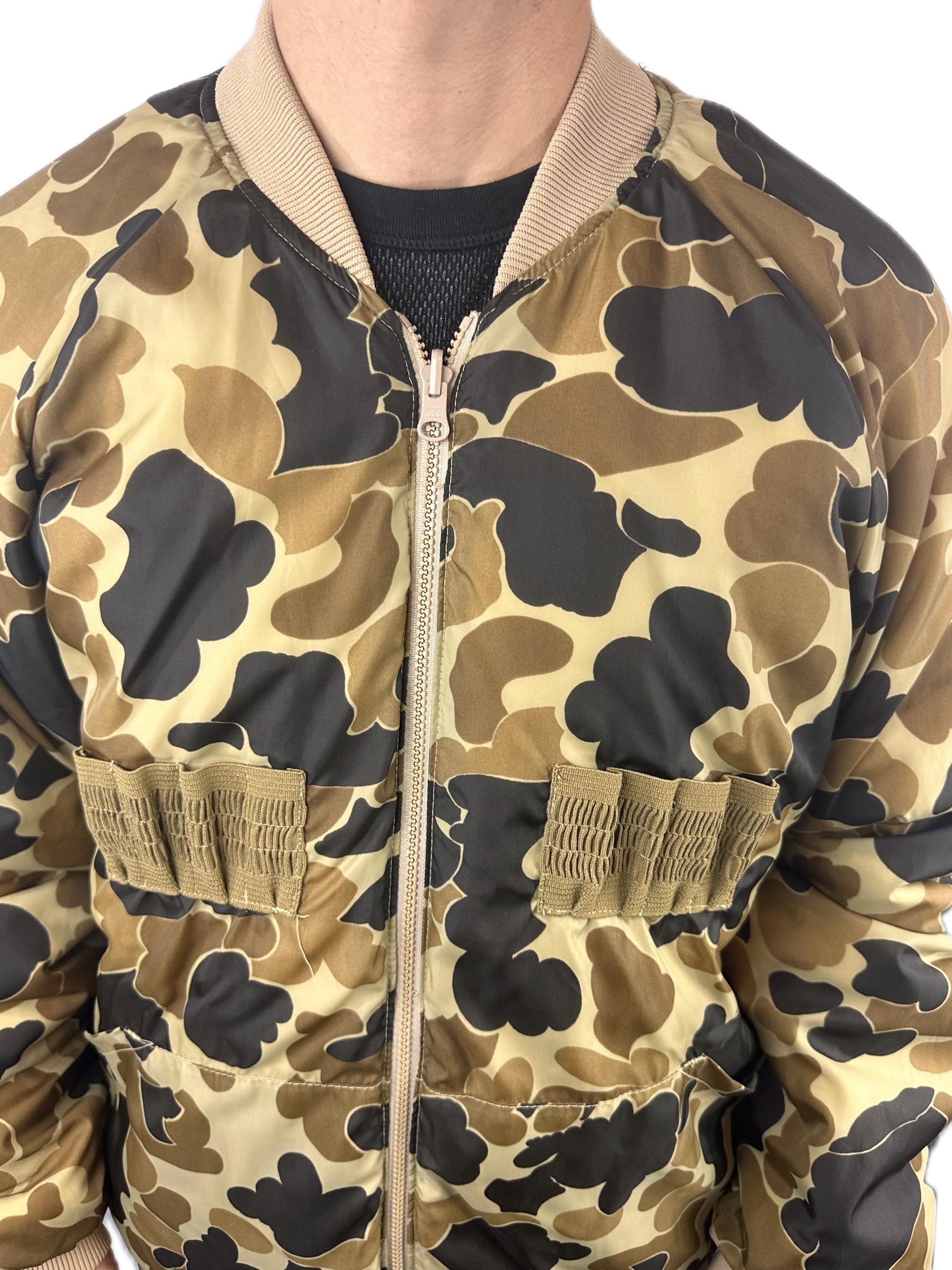 Vintage Columbia Duck Camo Green Work Hunting Jacket Coat Men's