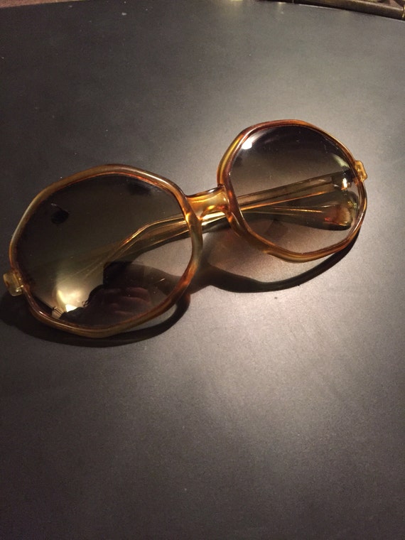 designer octagonal glasses