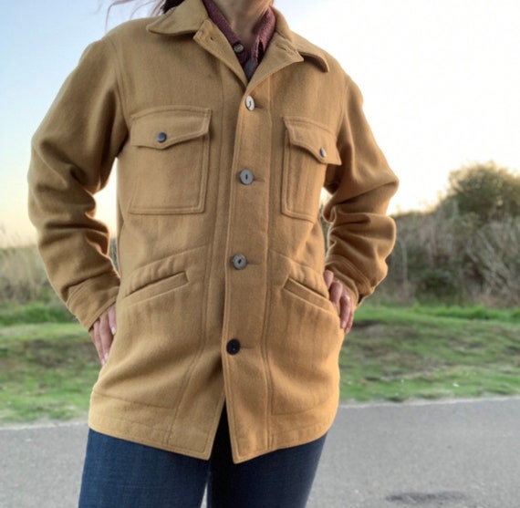 Vintage Pendleton Coat Field Jacket Peacoat Short Wool Size Men's
