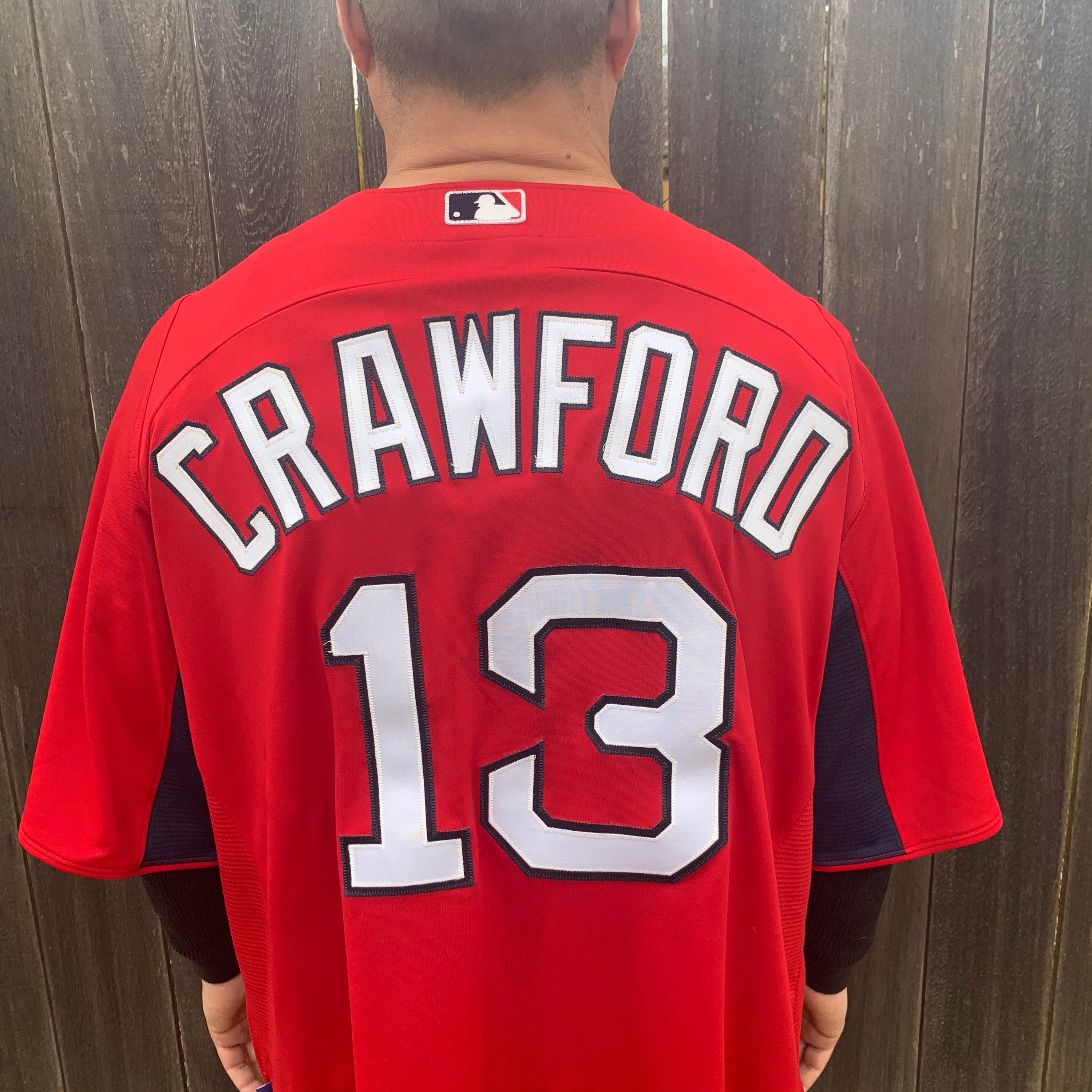 MLB Red Sox Baseball Carl Crawford 13 Jersey Men's XL New With