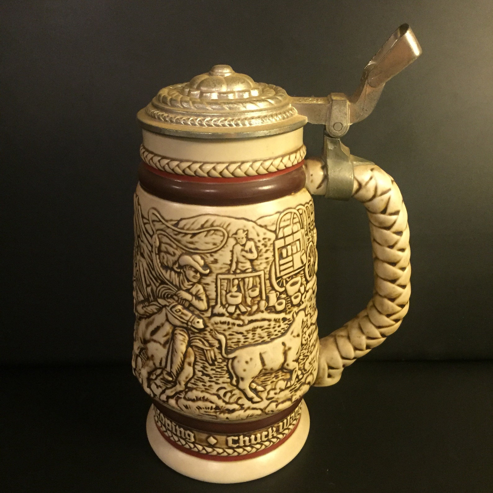 Avon Antique Vintage Ceramic Beer Stein Collectable Handmade Pottery