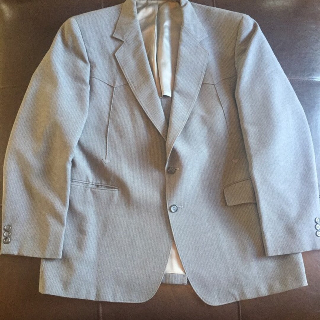 ジャケット・アウター WARREN SEWELL CLOTHING CO. Tailored Vintage Warren Sewell Clothes Gray Weatern Blazer Sports