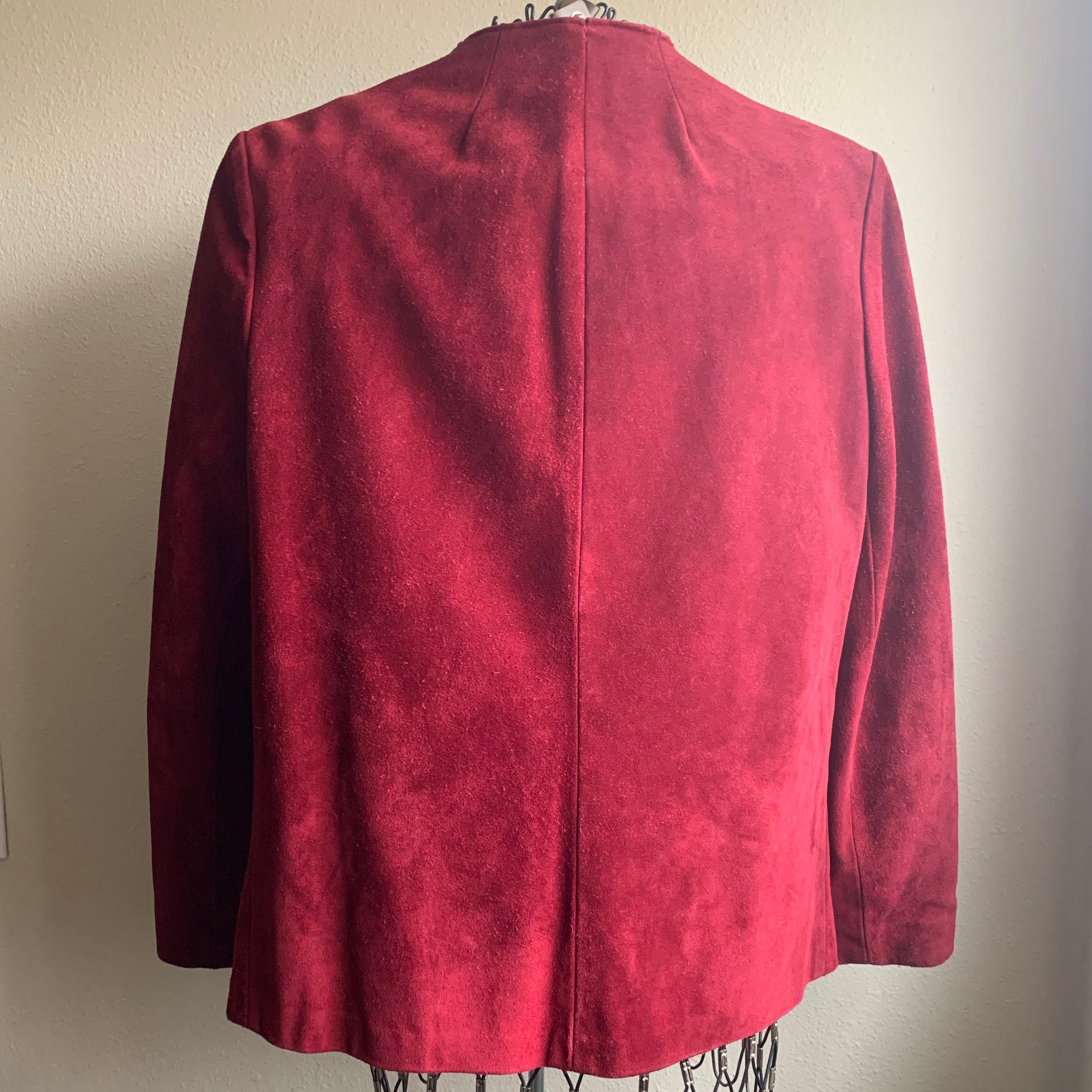 Red Suede Blazer main image 0