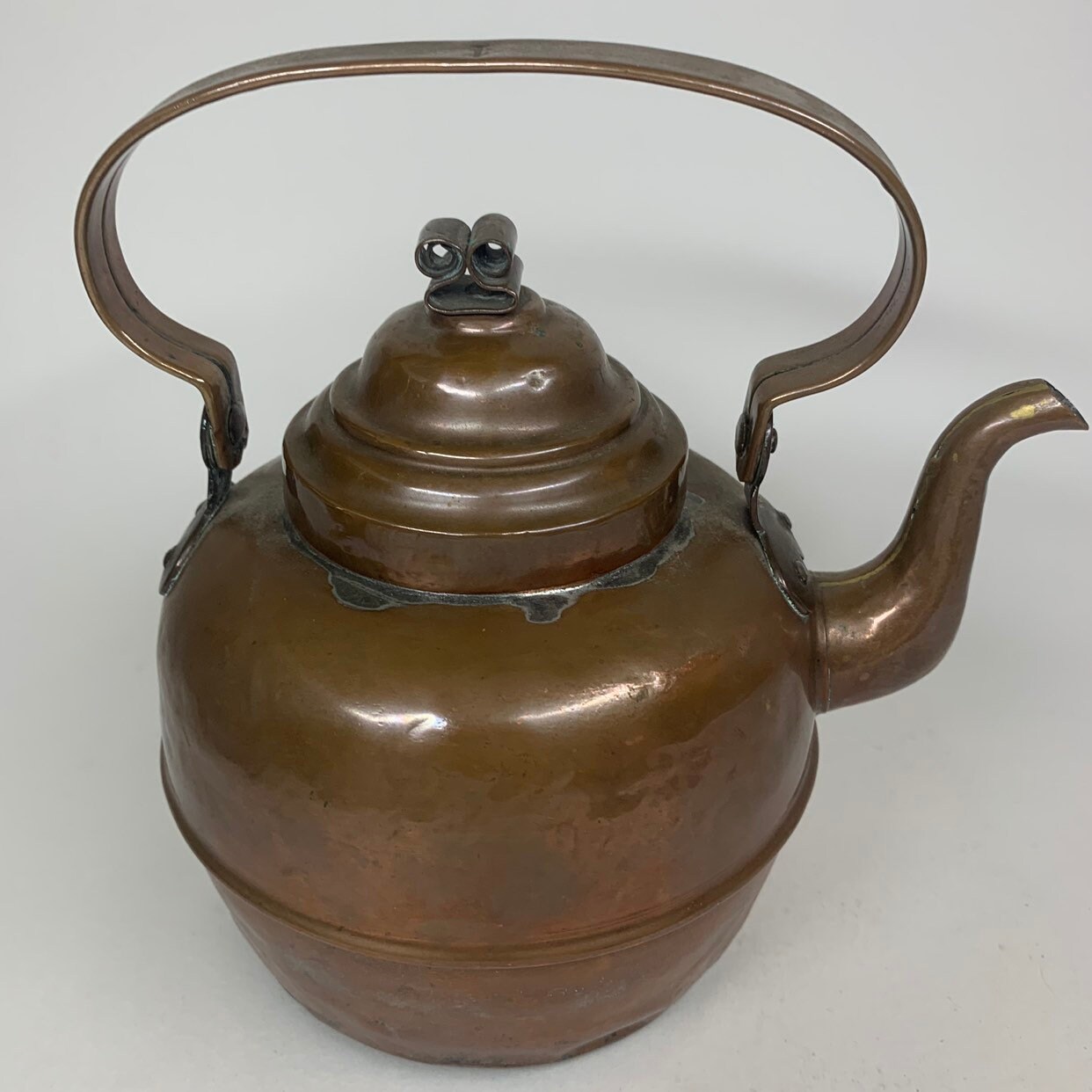 Antique Vintage Copper Kettle Stove Top Coffee Tea Maker With Etsy