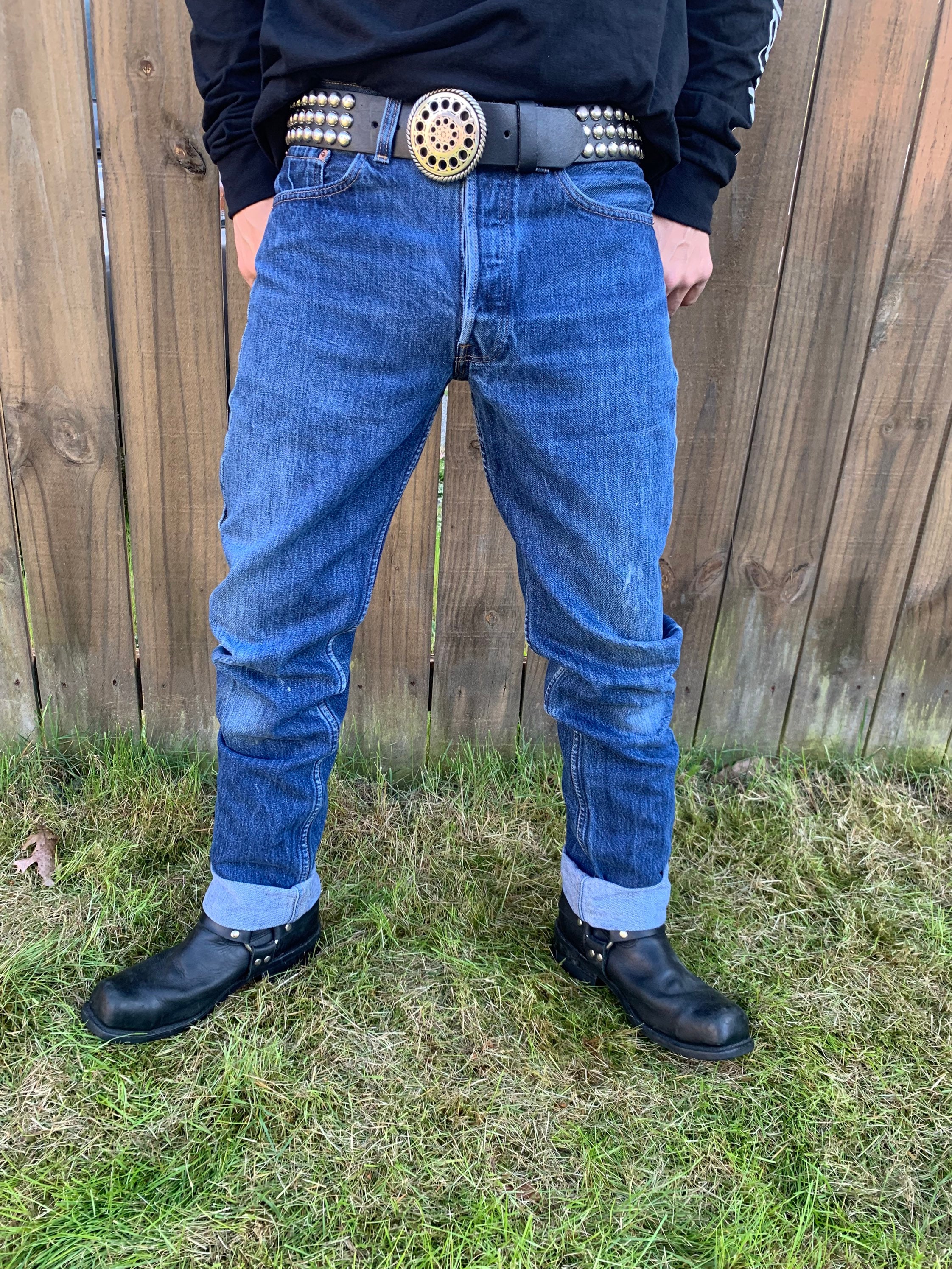 Vintage Levi's W32 X L40 Original Riveted 501 Medium Blue Vintage Levi's W32 X L40 Original Riveted 501 Medium Blue