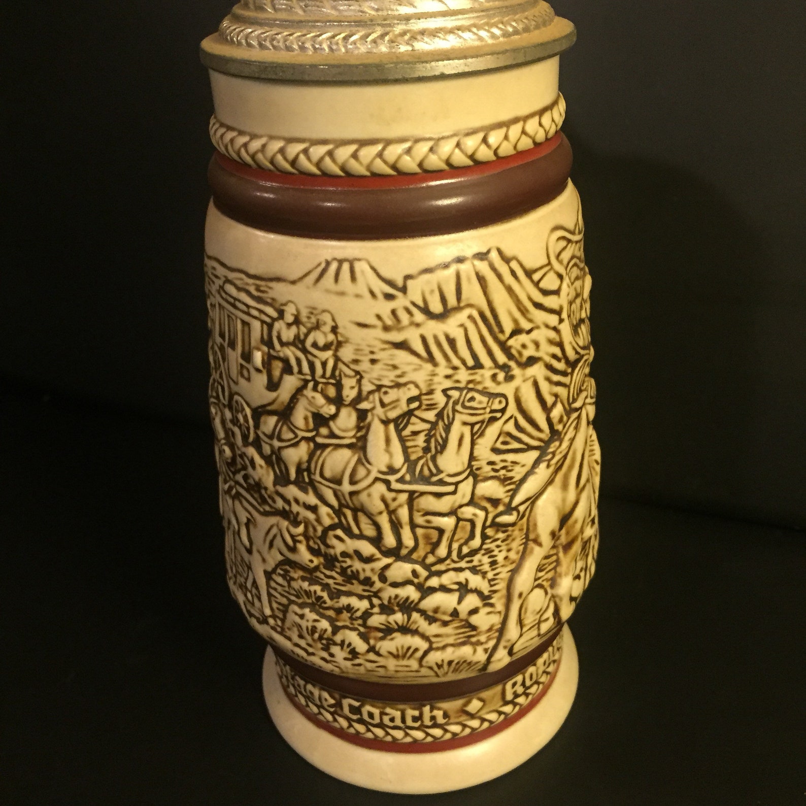 Avon Antique Vintage Ceramic Beer Stein Collectable Handmade Pottery