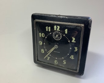 Vintage Citizen Quartz CQ black dial gold tone men's watch