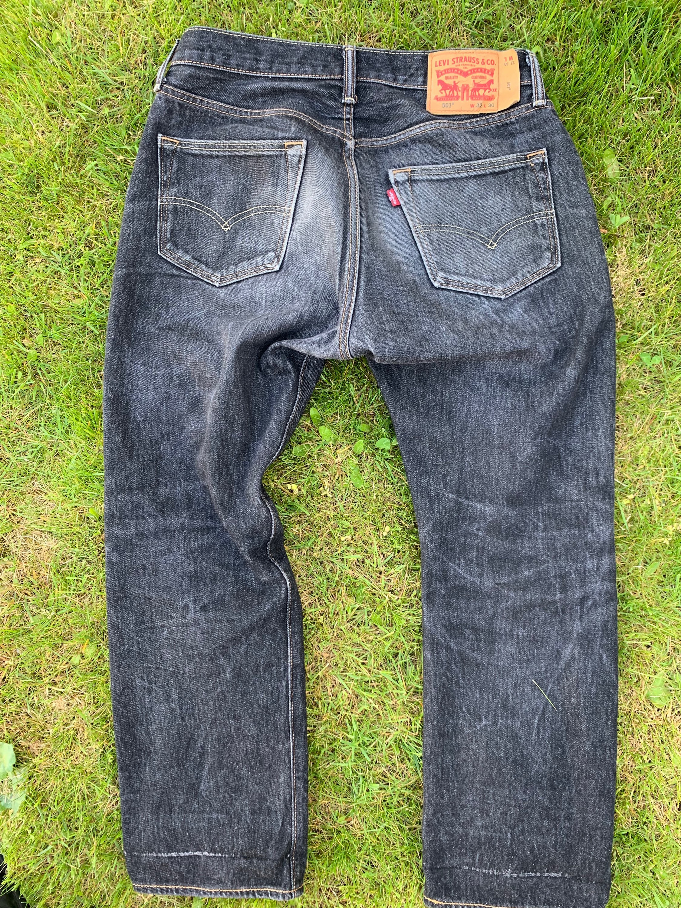 Levi's 501 W32 X L30 1980's Original Riveted Dark Wash - Etsy Canada