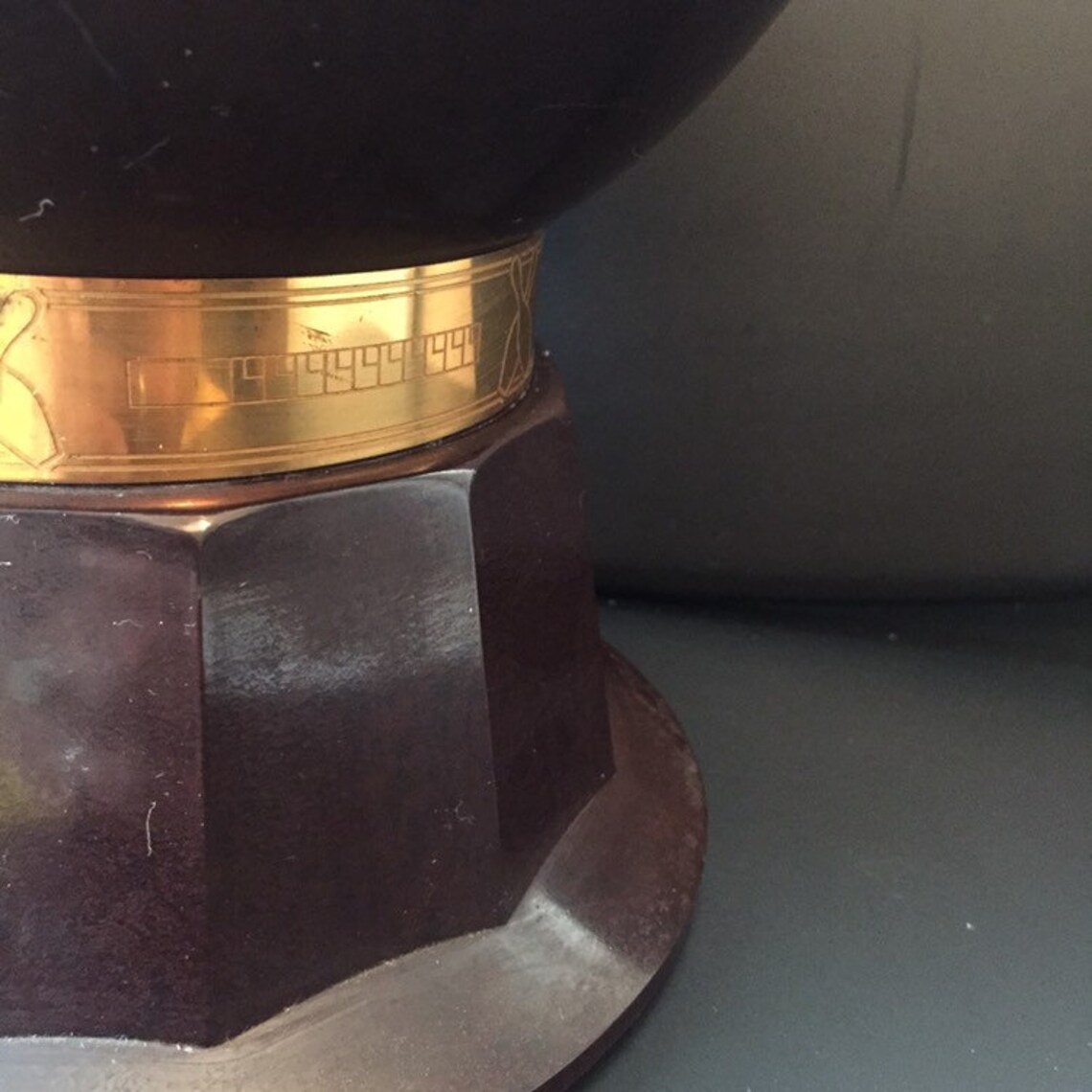 Vintage Evans Bakelite Bowling Ball Drink Caddy Liquor Etsy