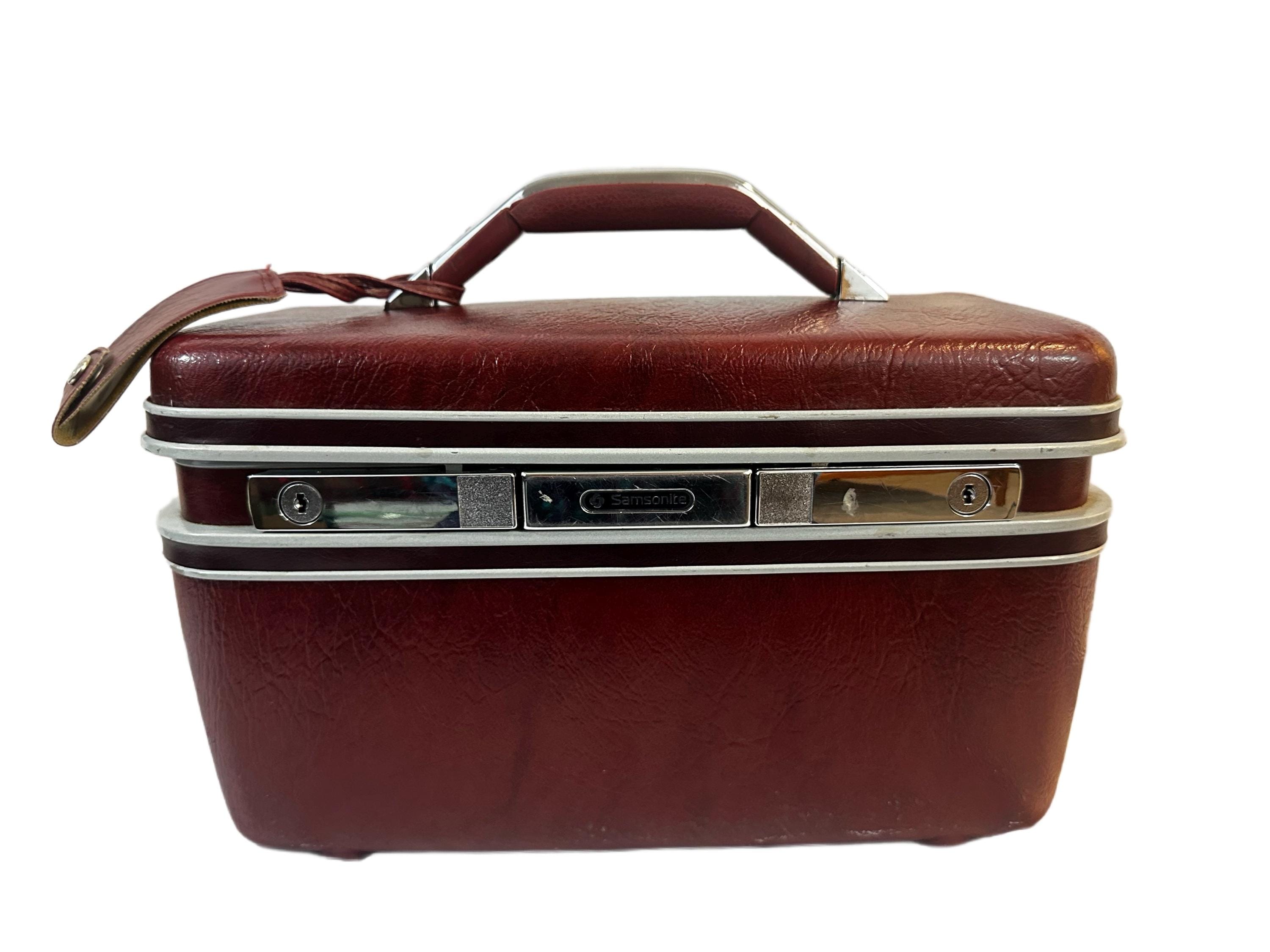 Samsonite ヴィンテージ バニティケース レッド　昭和レトロ Samsonite ヴィンテージ バニティケース レッド 昭和レトロ Vintage