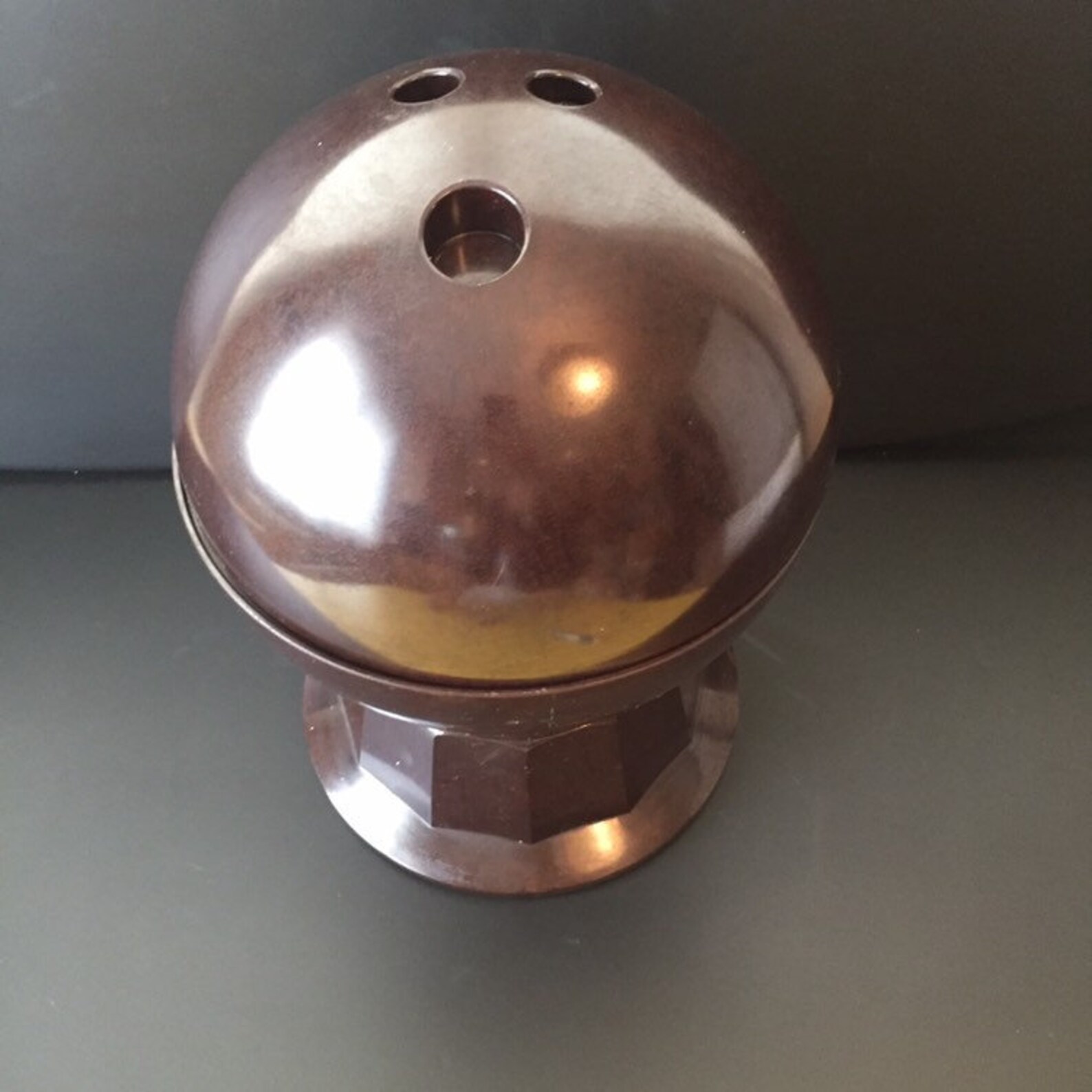 Vintage Evans Bakelite Bowling Ball Drink Caddy Liquor Etsy