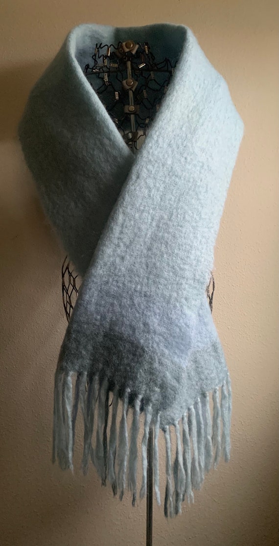 Vintage Donegal Design Mohair Scarf Shawl