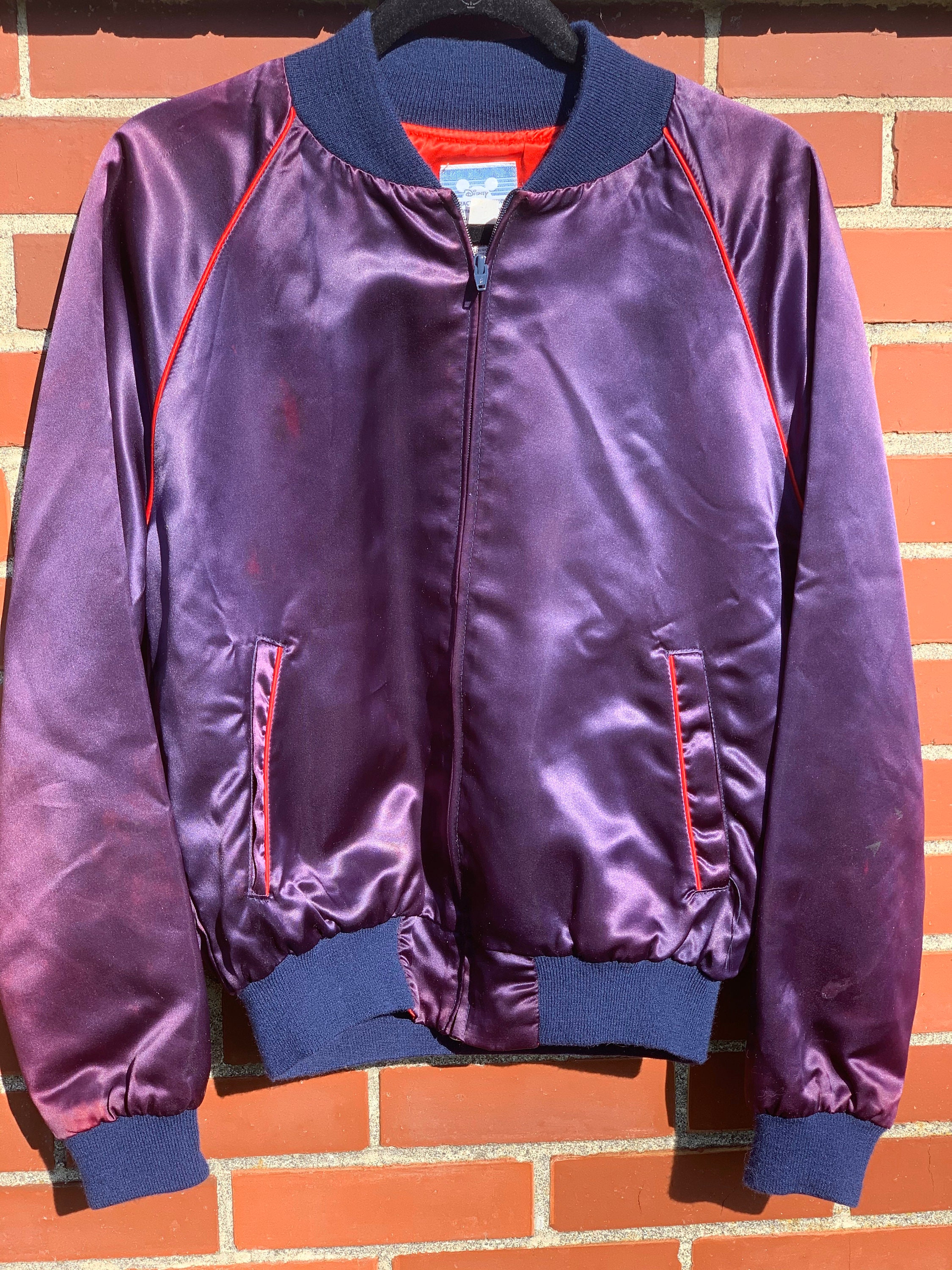 Vintage Fantasia Mickey Mouse Wizards Apprentice Purple Zip up