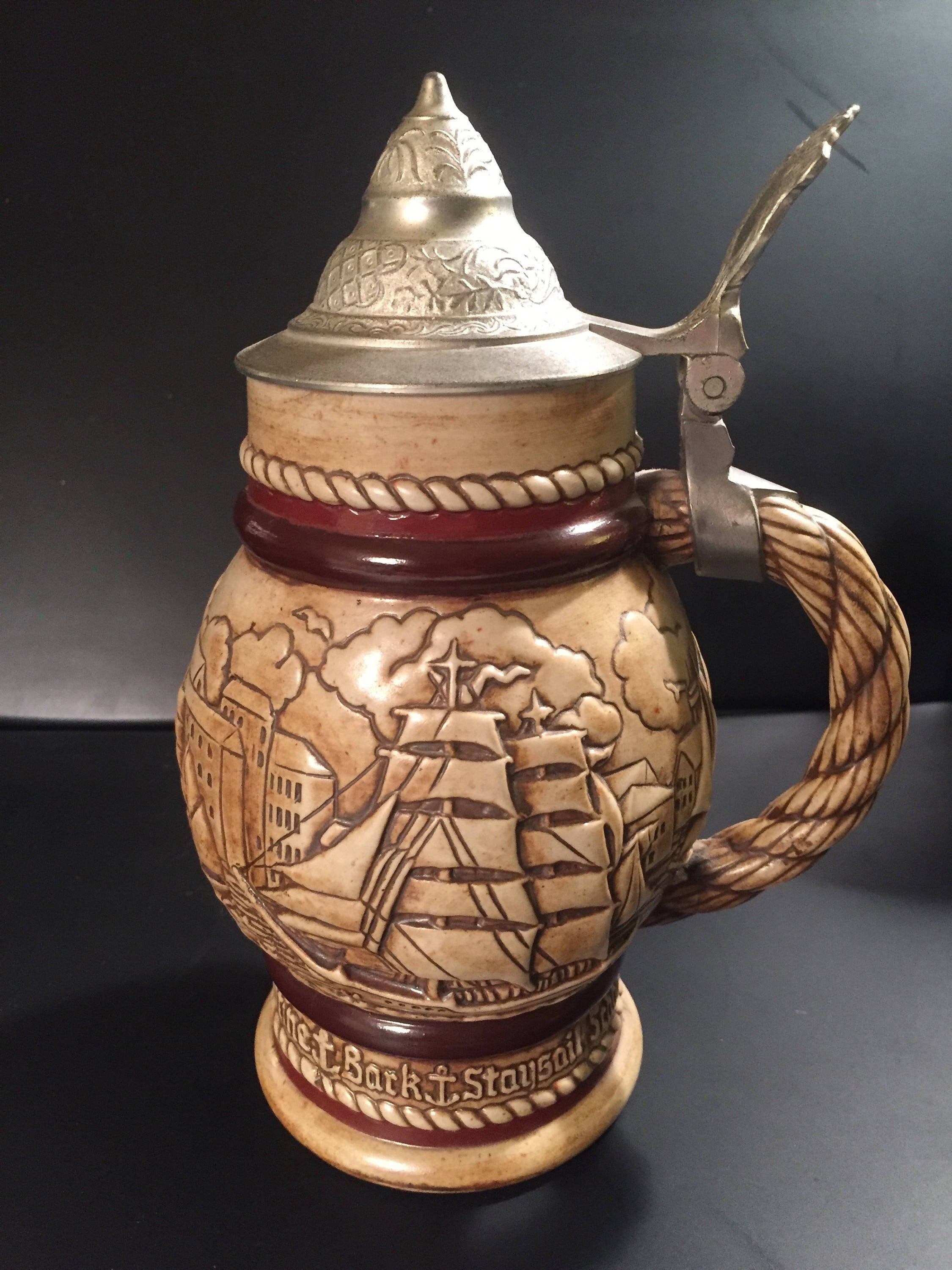 Avon Antique Vintage Ceramic Beer Stein Collectable Handmade Pottery