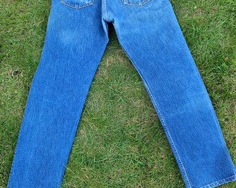 ⭐️【最終】80's Levi's 501 USA W31 L34オリジナル Vintage Levi's W31 X L34 501 Blue Denim Jeans Made in the