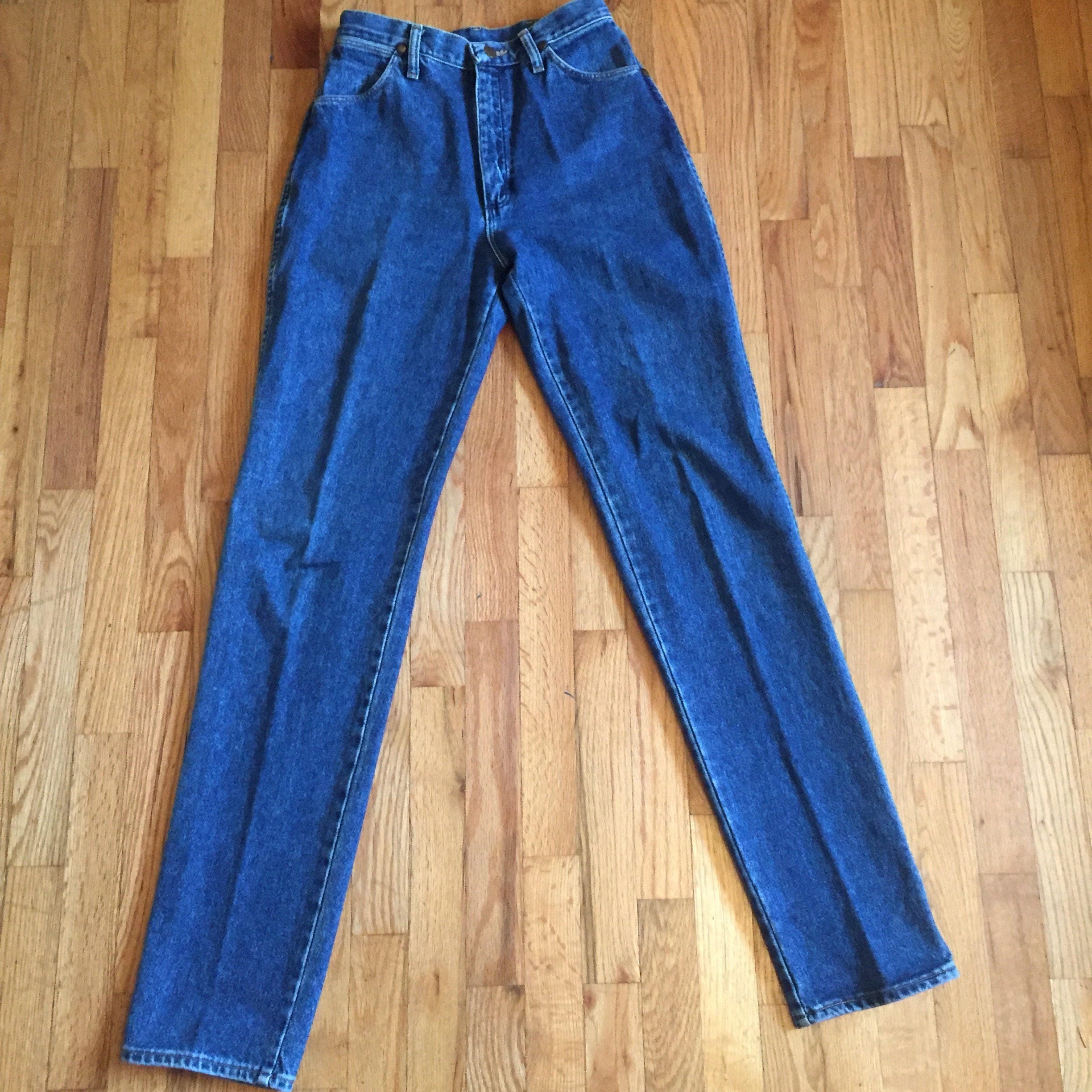 Vintage Wrangler Cowgirl Cowboy Cut Dark Blue Denim Ridning - Etsy Vintage Wrangler Cowgirl Cowboy Cut Dark Blue Denim Ridning - Etsy