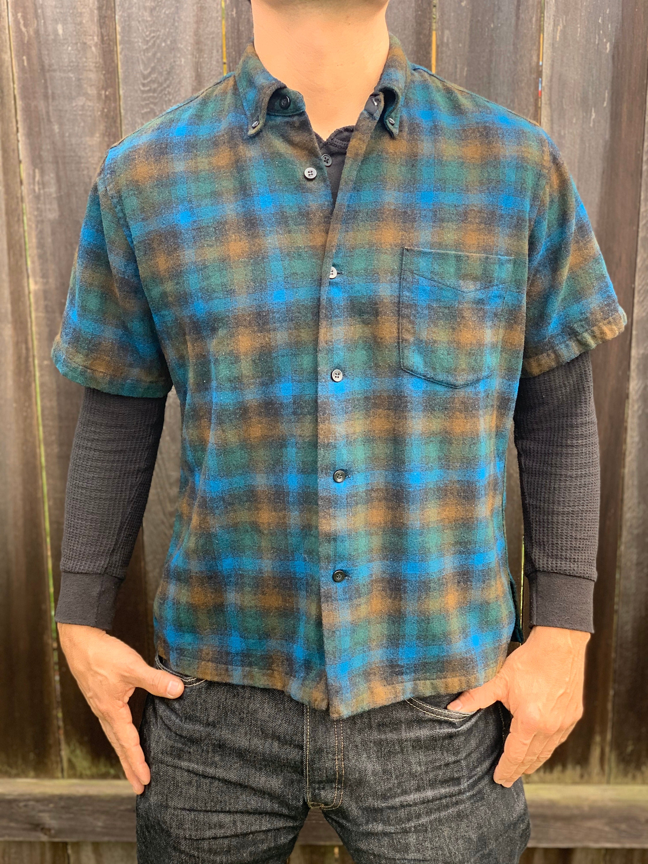 Pendleton Short Sleeve Shirt - Etsy Pendleton Short Sleeve Shirt - Etsy