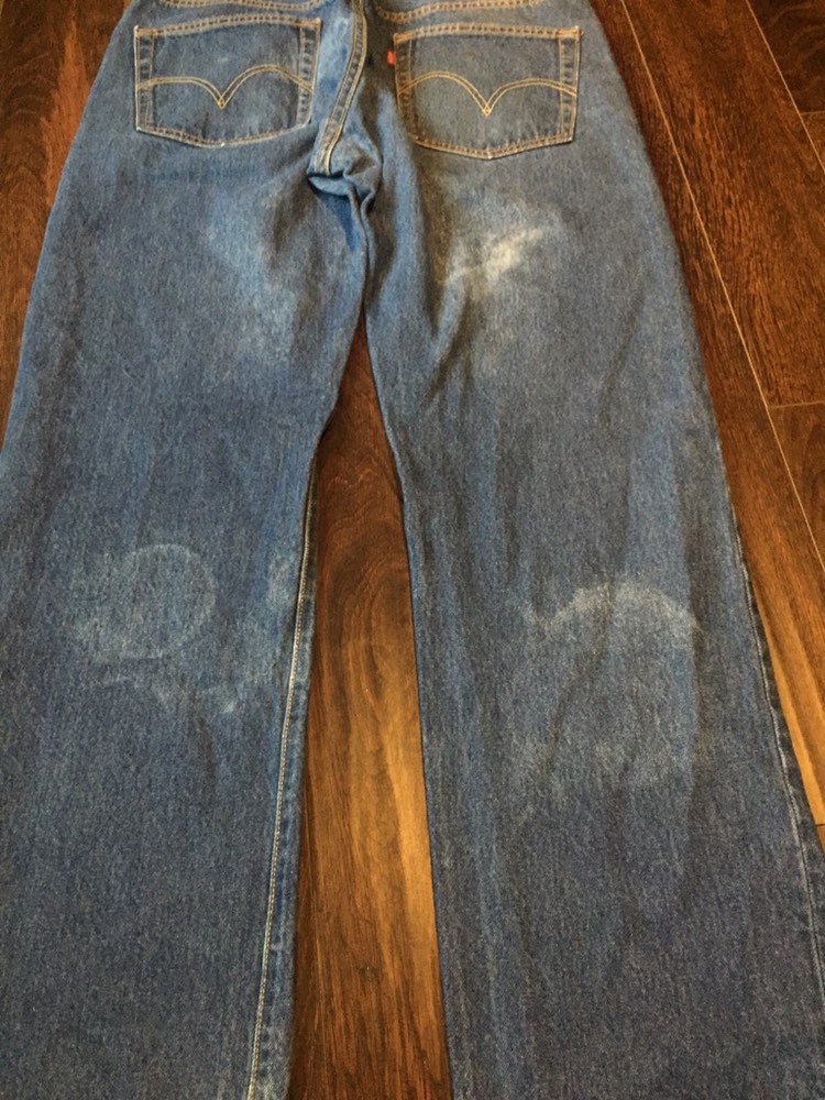 Vintage Levi's W36 X L34 501 Original Riveted Blue Jeans Men's