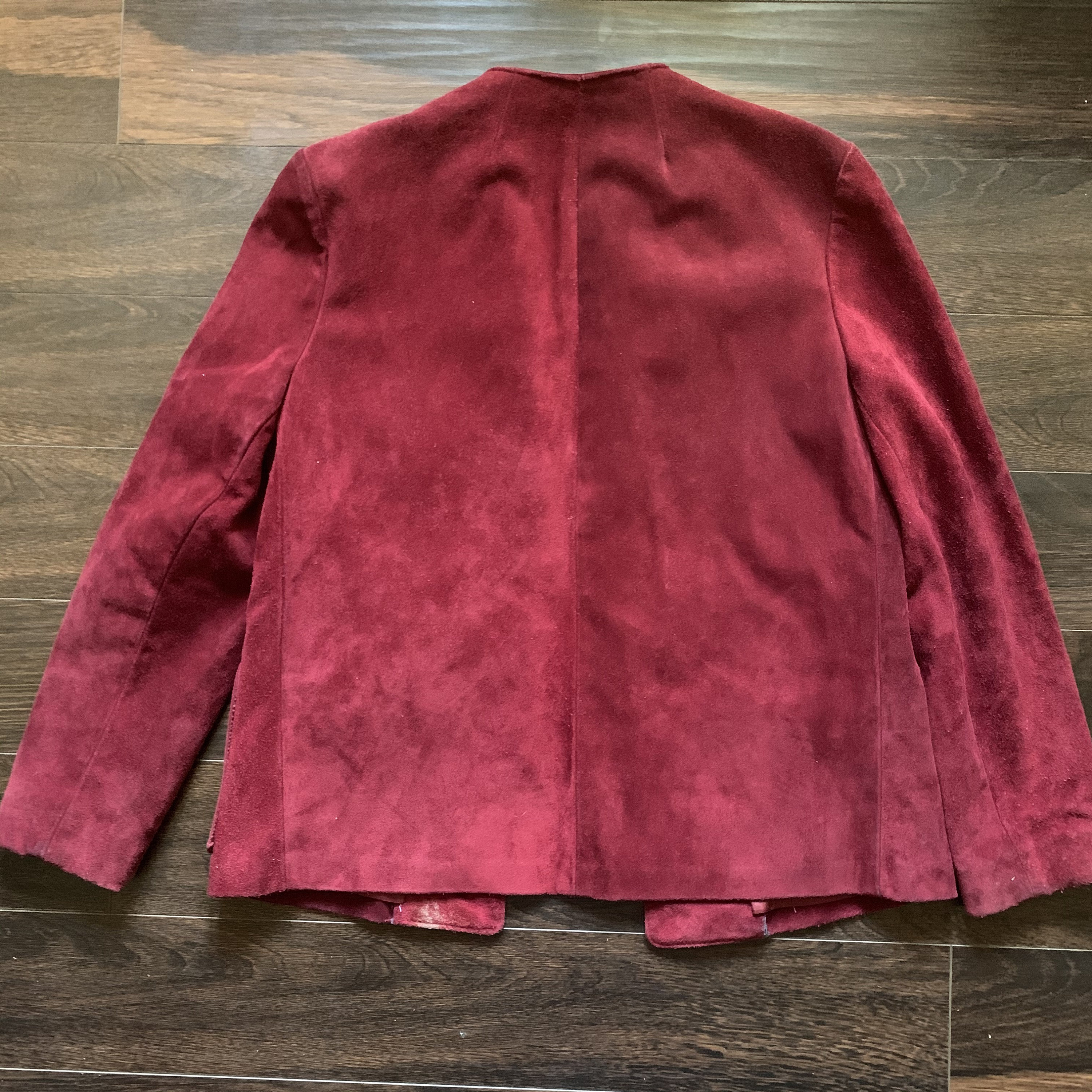 Red Suede Blazer