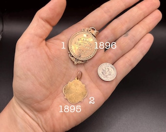 Estate Stackable 14k Gold Mixed Antique Charms - 6/1 - LOT V