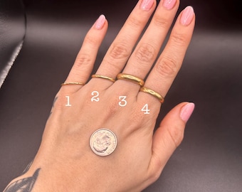 Estate Stackable 14k Gold Mixed Rings Bands - 3/17/26 - LOT X