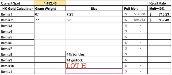 Estate Stackable 14k Gold Mixed Bangles Bracelets… - image 10