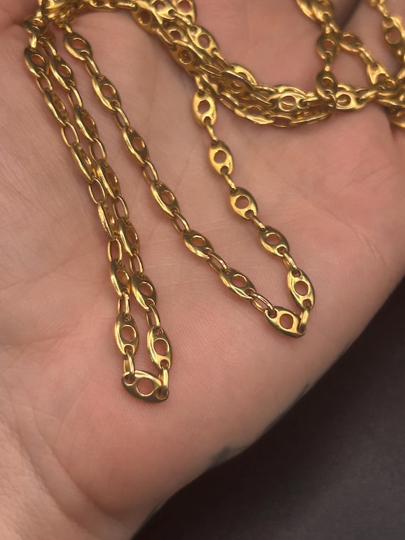Estate Stackable 18k Gold Mixed Chains Necklaces … - image 12