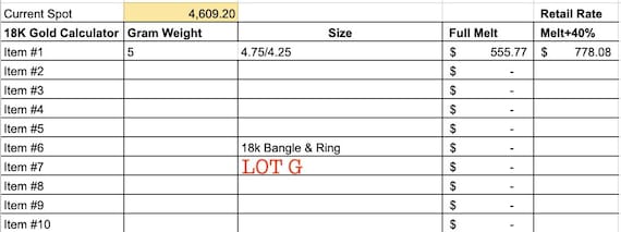 Estate Stackable 18k Gold Mixed Bangle Ring Set -… - image 12