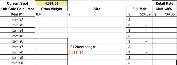 Estate Stackable 10k Gold Mixed Bangle Bracelets … - image 11