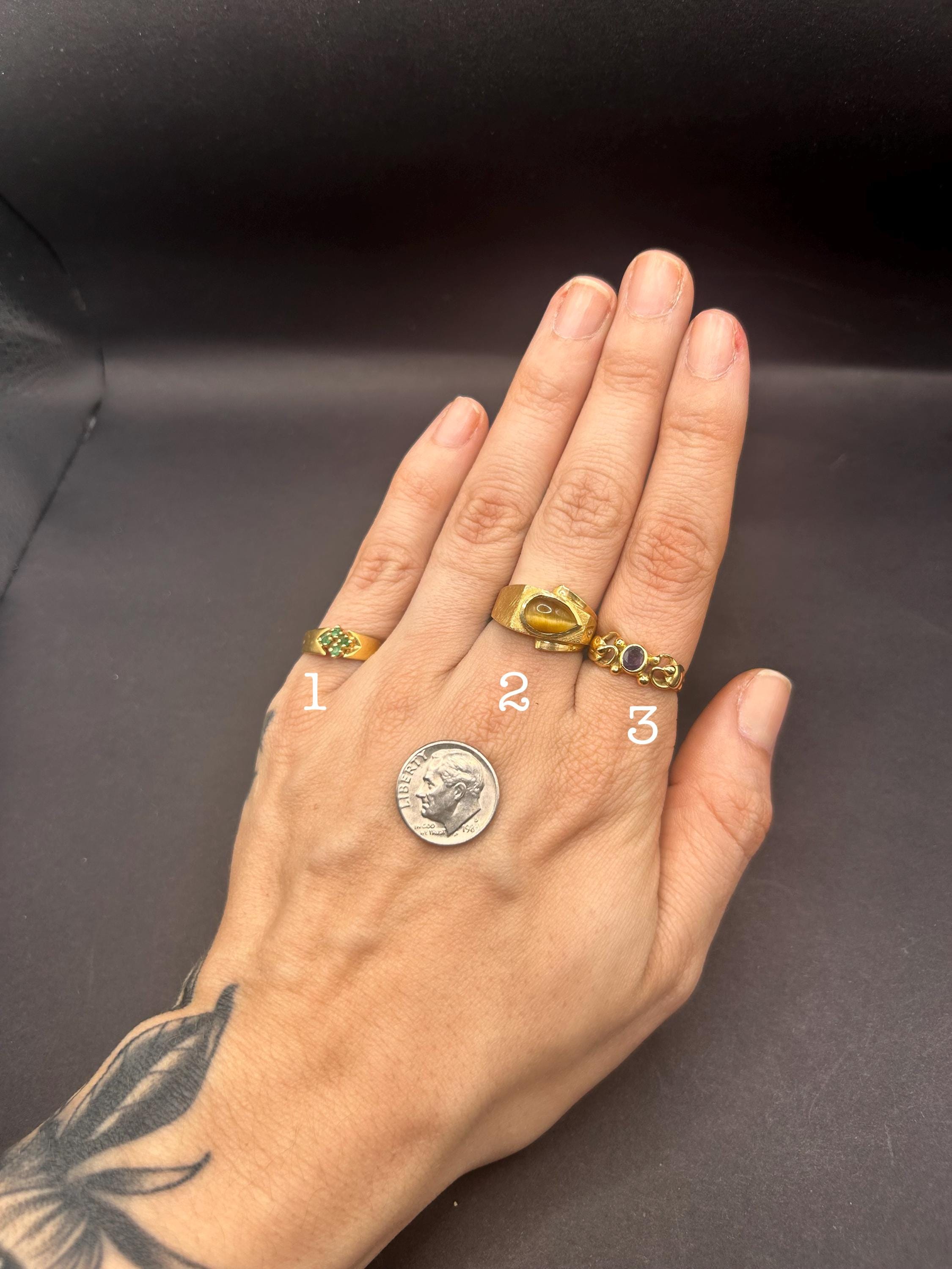 Vintage 10 K Ring - Etsy Vintage 10 K Ring - Etsy